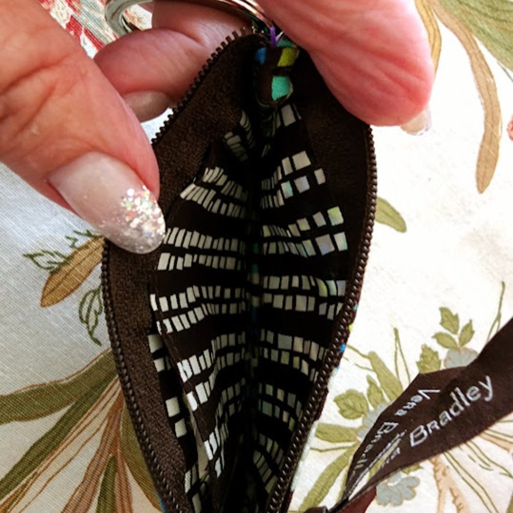 Vera Bradley Up Zip ID Case - Picture 7 of 7
